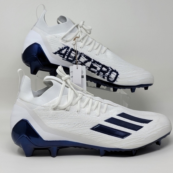 Adidas Adizero Primeknit Men’s Size 14 Football Cleats GV9624 White Navy New main image 12